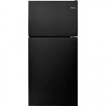 Amana - 18 Cu. Ft. Top-Freezer Refrigerator - Black
