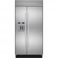 Jenn-Air - 25 Cu. Ft. Side-by-Side Built-In Refrigerator - Stainless steel