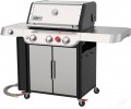 Weber - Genesis S-335 Natural Gas Grill - Stainless Steel