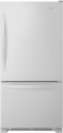 Whirlpool - 21.9 Cu. Ft. Bottom-Freezer Refrigerator - White-on-White