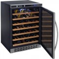 Avanti - WCR5403SS 54 Bottle Built-In or Free Standing Wine Cooler with Mirror Finish Door