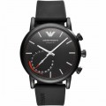 Emporio Armani - Connected Hybrid Smartwatch 45mm Stainless Steel - Black