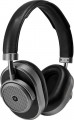 Master & Dynamic - MW65G1 Wireless Noise Canceling Over-the-Ear Headphones - Black Leather/Gunmetal