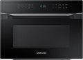 Samsung - 1.2 Cu. Ft. Mid-Size Microwave - Black/Stainless steel