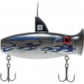 Eco-Popper - Digital Fishing Lure with Wireless Underwater Live Video Camera - Gray/Black