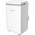 Keystone - 250 Sq. Ft. Portable Air Conditioner with Dehumidifier - White