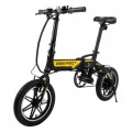 Swagtron - Swagcycle EB-5 Plus Lightweight Aluminum Folding Electric Bike - White