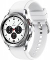 Samsung - Geek Squad Certified Refurbished Galaxy Watch4 Classic Stainless Steel Smartwatch 42mm LTE - Silver