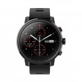 Amazfit - Smartwatch Carbon Fiber - Carbon Fiber with Black Band