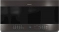 Haier - 1.6 Cu. Ft. Over-the-Range Microwave with Sensor Cooking - Black stainless steel