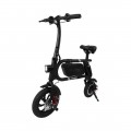 Swagtron - Swagcycle Pro Pedal-Free App-Enabled Folding Electric Bike - Black