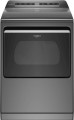 Whirlpool - 7.4 Cu. Ft. Smart Electric Dryer with Steam - Chrome Shadow
