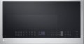 LG - 1.7 cu ft Over-the-Range Microwave with Convection and Air Fry - PrintProof Stinless Steel