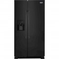 Maytag - 24.5 Cu. Ft. Side-by-Side Refrigerator - Black