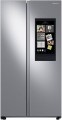 Samsung - Geek Squad Certified Refurbished 27.3 cu. ft. Side-by-Side Refrigerator with Family Hub™ - Stainless steel