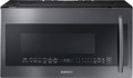 Samsung - 2.1 Cu. Ft. Grilling Over-the-Range Microwave with Sensor Cooking - Black Stainless Steel