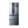 Summit Appliance - 13.7 Cu. Ft. 4-Door French Door Counter-Depth Refrigerator - Stainless steel