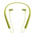 Sony - h.ear MDR-EX750BT In-Ear Behind-The-Neck Mount Wireless Headphones - Lime yellow