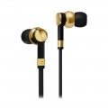 Master & Dynamic - ME05 Wired In-Ear Headphones (iOS) - Black Rubber/Brass Metal