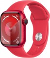 Apple Watch Series 9 (GPS + Cellular) 41mm (PRODUCT)RED Aluminum Case with (PRODUCT)RED Sport Band - S/M - (PRODUCT)RED