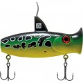 Eco-Popper - Digital Fishing Lure with Wireless Underwater Live Video Camera - Green/Yellow