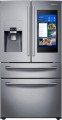 Samsung - Family Hub 22.2 Cu. Ft. 4-Door French Door Counter-Depth Refrigerator - Stainless steel