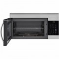 LG - 1.7 Cu. Ft. Over-the-Range Microwave - Stainless steel