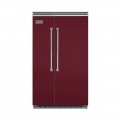 Viking - Professional 5 Series Quiet Cool 29.1 Cu. Ft. Side-by-Side Built-In Refrigerator - Burgundy
