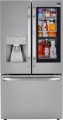 LG - STUDIO 23.5 Cu. Ft. French InstaView Door-in-Door Counter-Depth Refrigerator with Craft Ice - PrintProof Stainless Steel