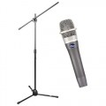 Blue Microphones enCORE 100 Dynamic Vocal Microphone & Hamilton Stands StagePro Boom/Tripod Microphone Stand Package