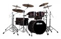 ddrum - Hybrid 6-Piece Drum Set - Black/Red