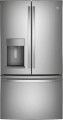 GE - 27.7 Cu. Ft. French Door Refrigerator - Stainless steel