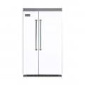 Viking - Professional 5 Series Quiet Cool 29.1 Cu. Ft. Side-by-Side Built-In Refrigerator - White