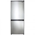 Danby - 9.2 Cu. Ft. Bottom-Freezer Refrigerator Black/stainless steel look