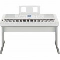 Yamaha - Portable Grand Full-Size Keyboard with 88 Piano-Style Touch-Sensitive and Weighted Keys - White