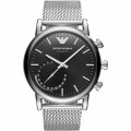 Emporio Armani - Connected Hybrid Smartwatch 45mm Stainless Steel - Silver