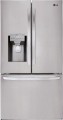 LG - 26.2 Cu. Ft. French Door Smart Wi-Fi Enabled Refrigerator - Stainless steel