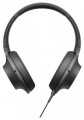 Sony - h.ear on Over-the-Ear Headphones - Charcoal Black