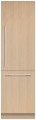 Fisher & Paykel 24in. 12.1 cu.ft. Bottom-Freezer Built-In Column Refrigerator with White Interior and Internal Water Dispenser - Panel Ready