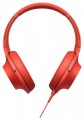 Sony - h.ear on Over-the-Ear Headphones - Cinnabar Red