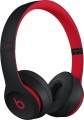 Beats by Dr. Dre - Geek Squad Certified Refurbished Beats Solo³ Wireless Headphones - The Beats Decade Collection - Defiant Black-Red