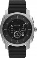 Fossil Machine Gen 6 Hybrid Smartwatch Black Silicone - Black, Silver