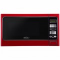 Bella - 1.1 Cu. Ft. Mid-Size Microwave - Metallic red