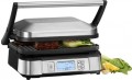 Cuisinart - Countertop Indoor Contact Griddler with Smoke-Less Mode GR-6SP1 - Stainless Steel