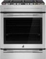 JennAir - 7.1 Cu. Ft. Slide-In Dual Fuel Convection Range with Self-Cleaning and Air Fry - Stainless Steel