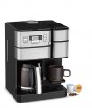 Cuisinart - Coffee Center Grind & Brew Plus 12-Cup Coffee Maker with Carafe and Single Serve Brewer - Black Stainless