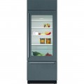 Sub-Zero  Classic 17.3 Cu. Ft. Bottom-Freezer Built-In Refrigerator with Glass Door - Custom Panel Ready