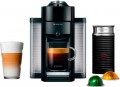 Nespresso - Vertuo Coffee and Espresso Maker by De'Longhi with Aeroccino Milk Frother - Black