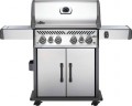 Napoleon - Rogue SE 525 Propane Gas Grill with Side and Rear Burners and Grill Cover - Stainless Steel