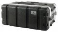 Grundorf - ABS Series 4-Space Wireless Rack Case - Black/Gray